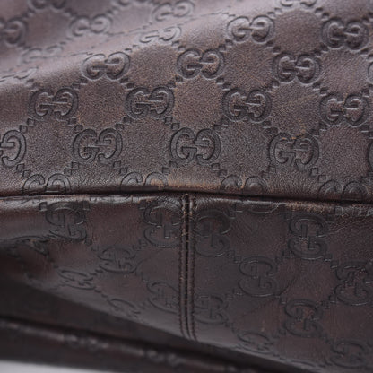 Gucci Guccissima Large Horsebit Chain Hobo Chocolate 15 of 20