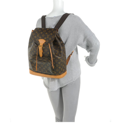 Louis Vuitton Monogram Montsouris GM Backpack 2 of 10