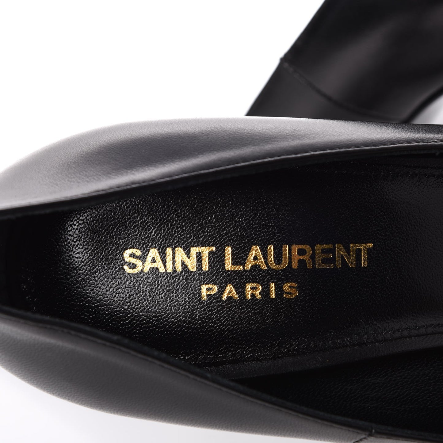 Calfskin Opyum 100 Pumps 39 Black Gold