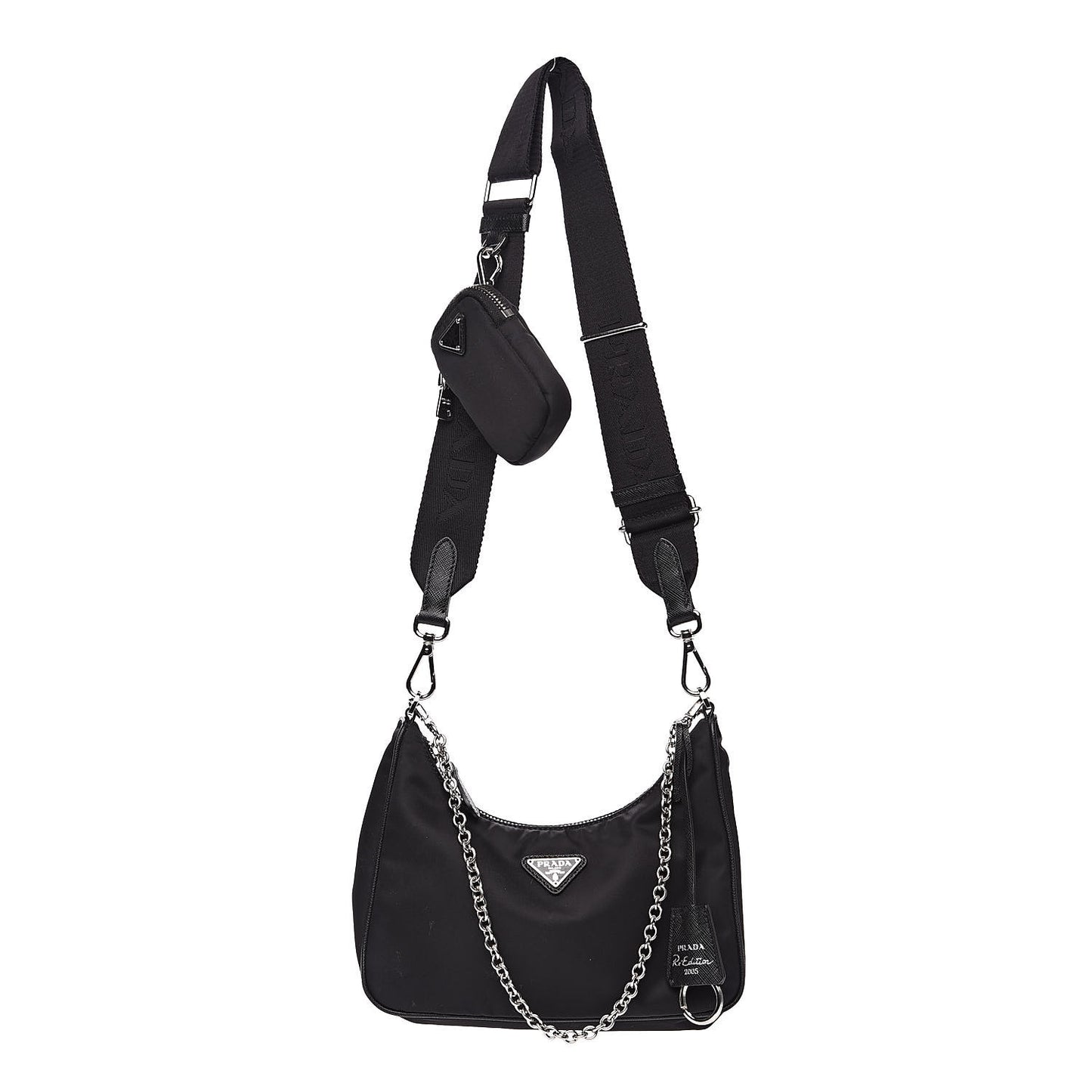 Nylon Re-Edition 2005 Shoulder Bag Black