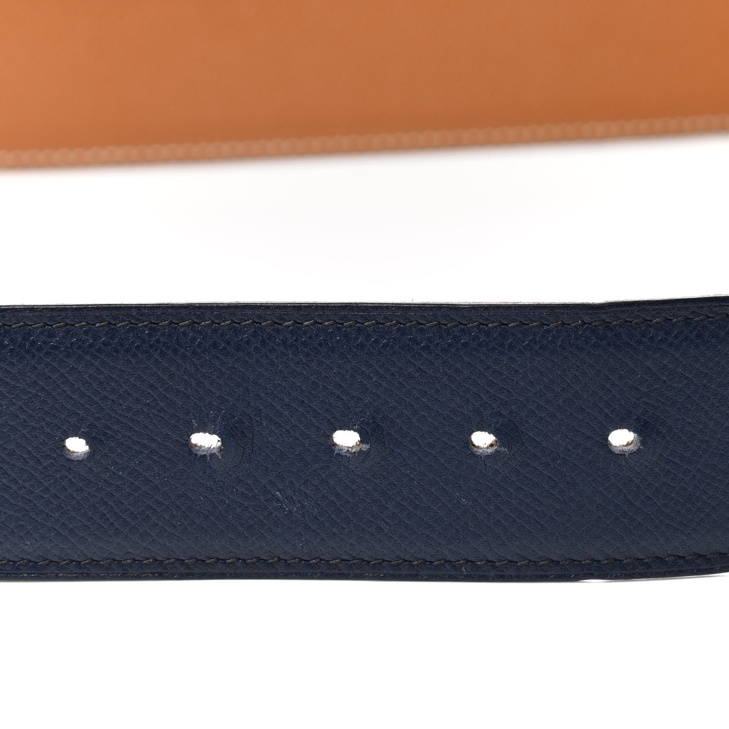 Hermes Epsom 38mm Constance H Belt 95 Bleu Saphir Gold 4 of 11