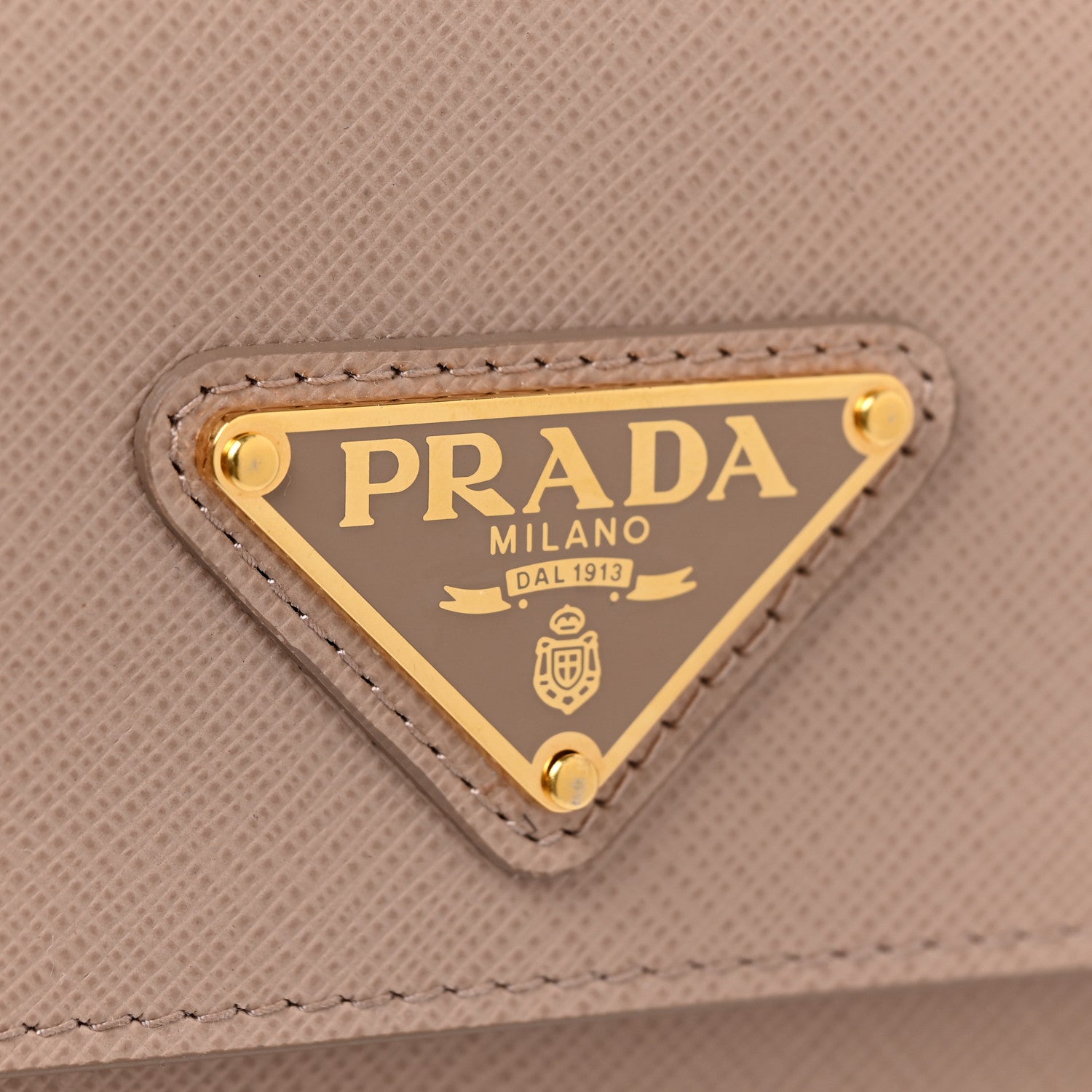 Prada Saffiano Wallet With Shoulder Strap Cipria 14 of 15