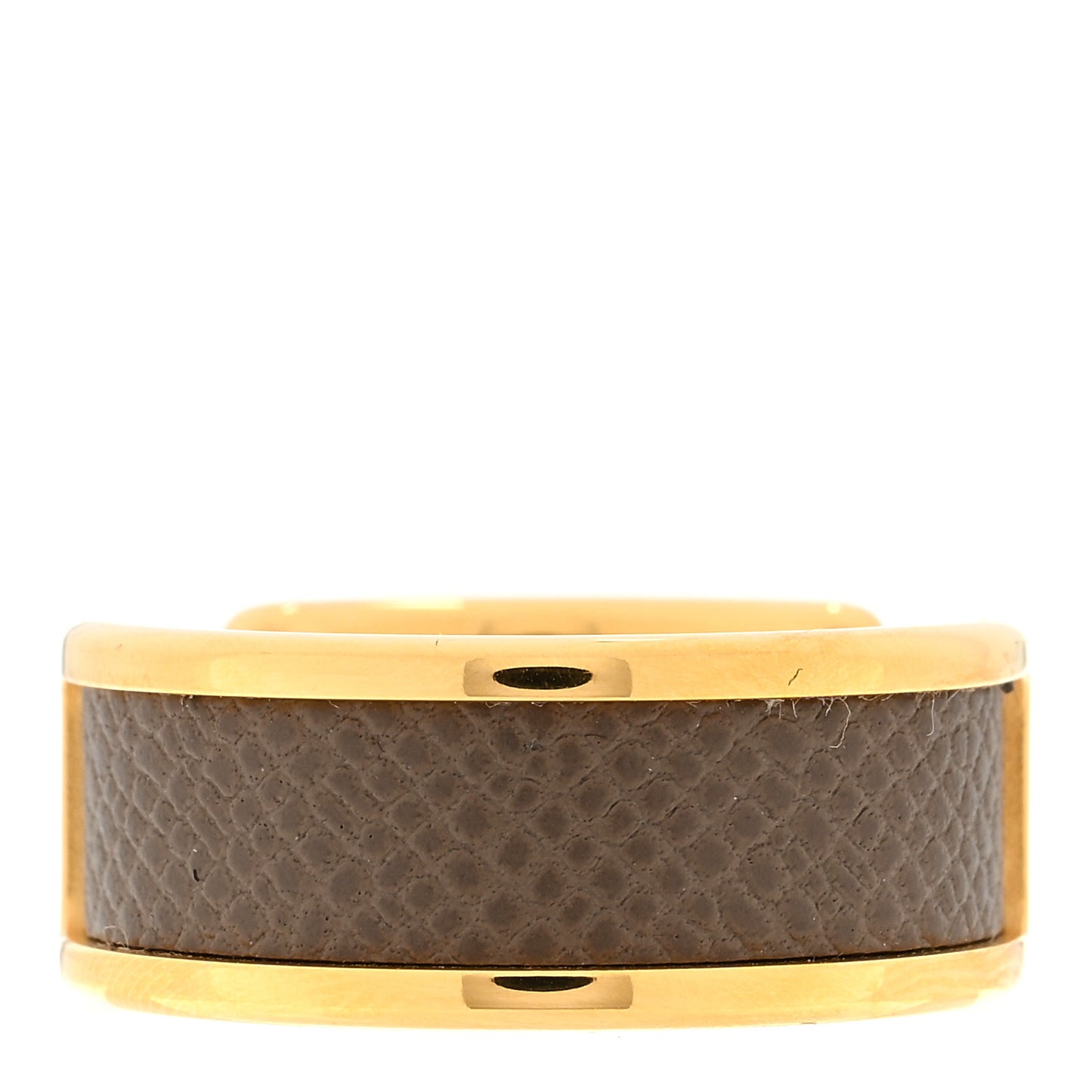 Madame Calfskin Olympe Ring L 56 7.5 Etoupe