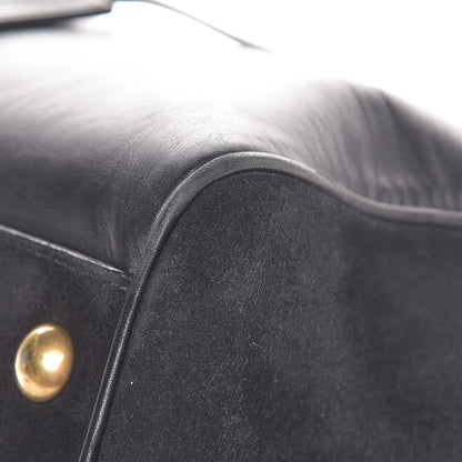 Saint Laurent Calfskin Suede Classic Duffle 6 Black 13 of 14