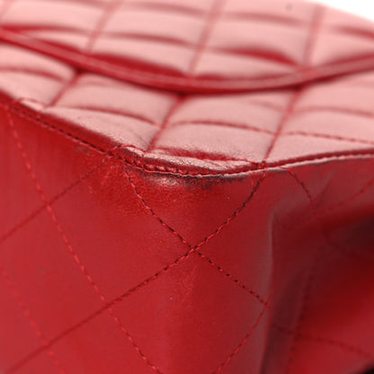 Chanel Lambskin Quilted Medium Double Flap Red 11 of 11
