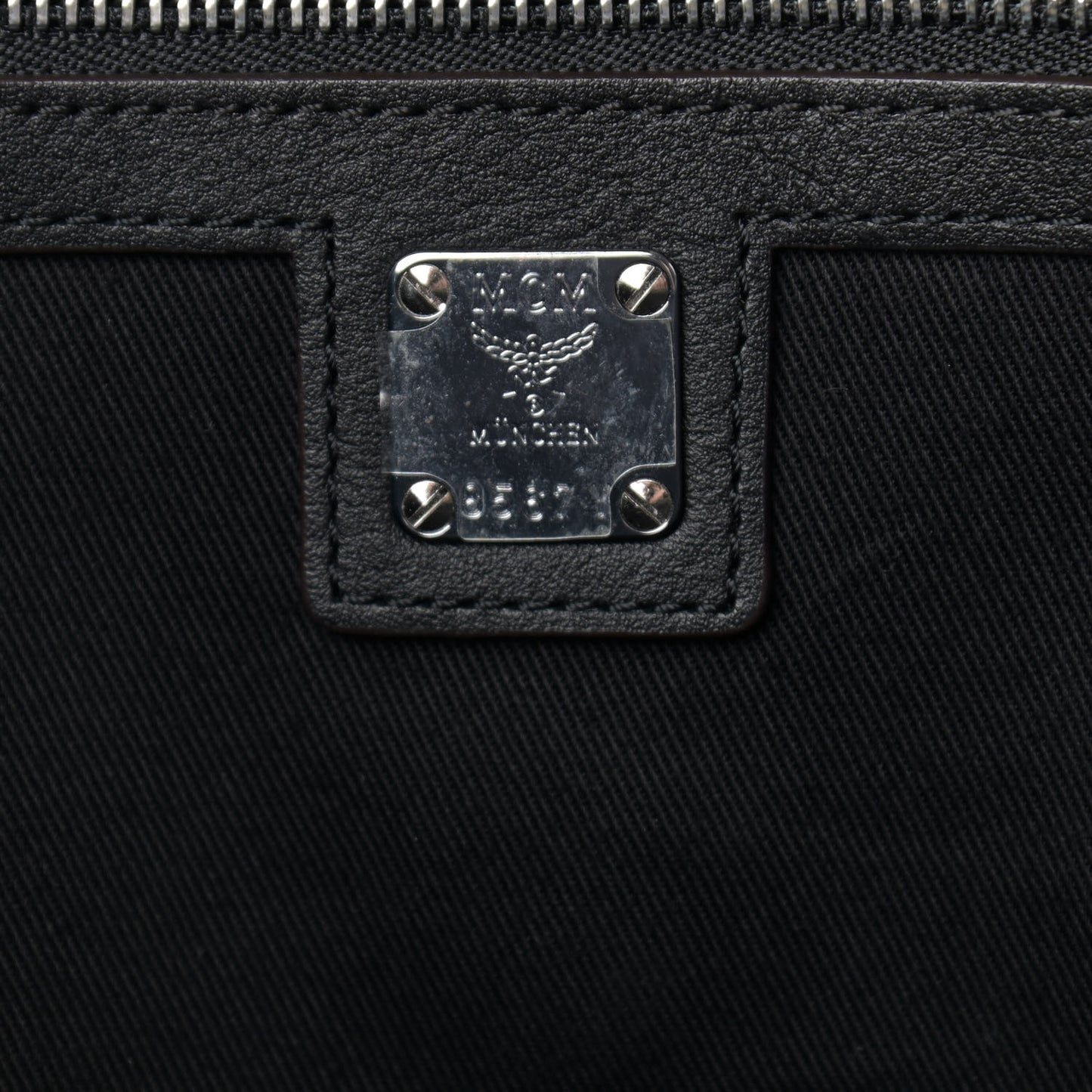 Calfskin Ottomar Monogram Medium Klara Shopper Tote Black
