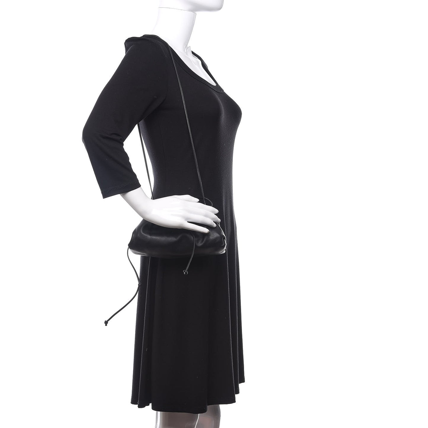 Butter Calfskin The Mini Pouch Black