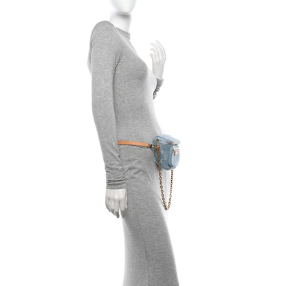 Louis Vuitton Monogram Denim Mini Bumbag Sky Blue 2 of 9