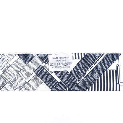 Hermes Silk Mors a Jouets Chemise Twilly Marine White 2 of 4