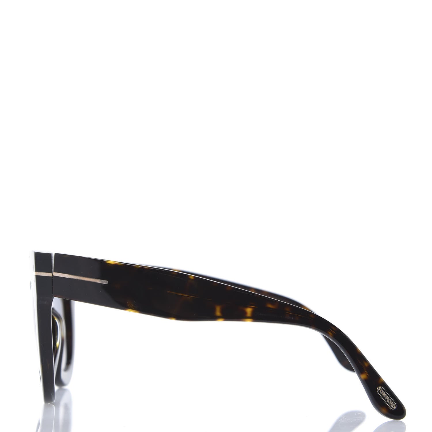 Tom Ford Karina Cat Eye Sunglasses TF612 Havana 2 of 8