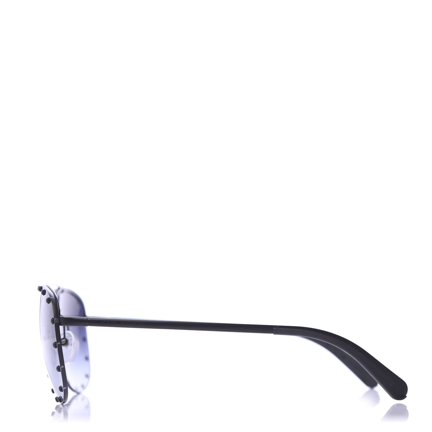 Louis Vuitton Monogram The Party Aviator Sunglasses Z0971U Black 2 of 10