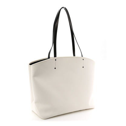 Prada Canvas Racing Logo Tote White 4 of 12