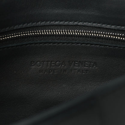 Bottega Veneta BOTTEGA VENETA Lambskin Maxi Intrecciato Cassette Crossbody Bag Black 6 of 8