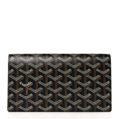 Goyard Goyardine Richelieu Wallet Black 1 of 8