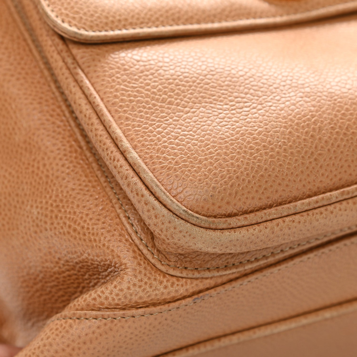 Chanel Caviar Drawstring Backpack Beige 12 of 17