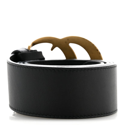 Gucci Calfskin Double G 40mm Belt 75 30 Black 2 of 6