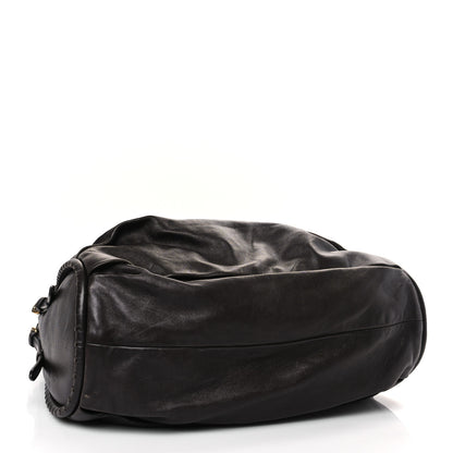 Christian Dior Lambskin Medium Libertine Hobo Brown 4 of 10