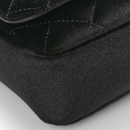 Versace Velvet Quilted Icon Crossbody Bag Black 10 of 11