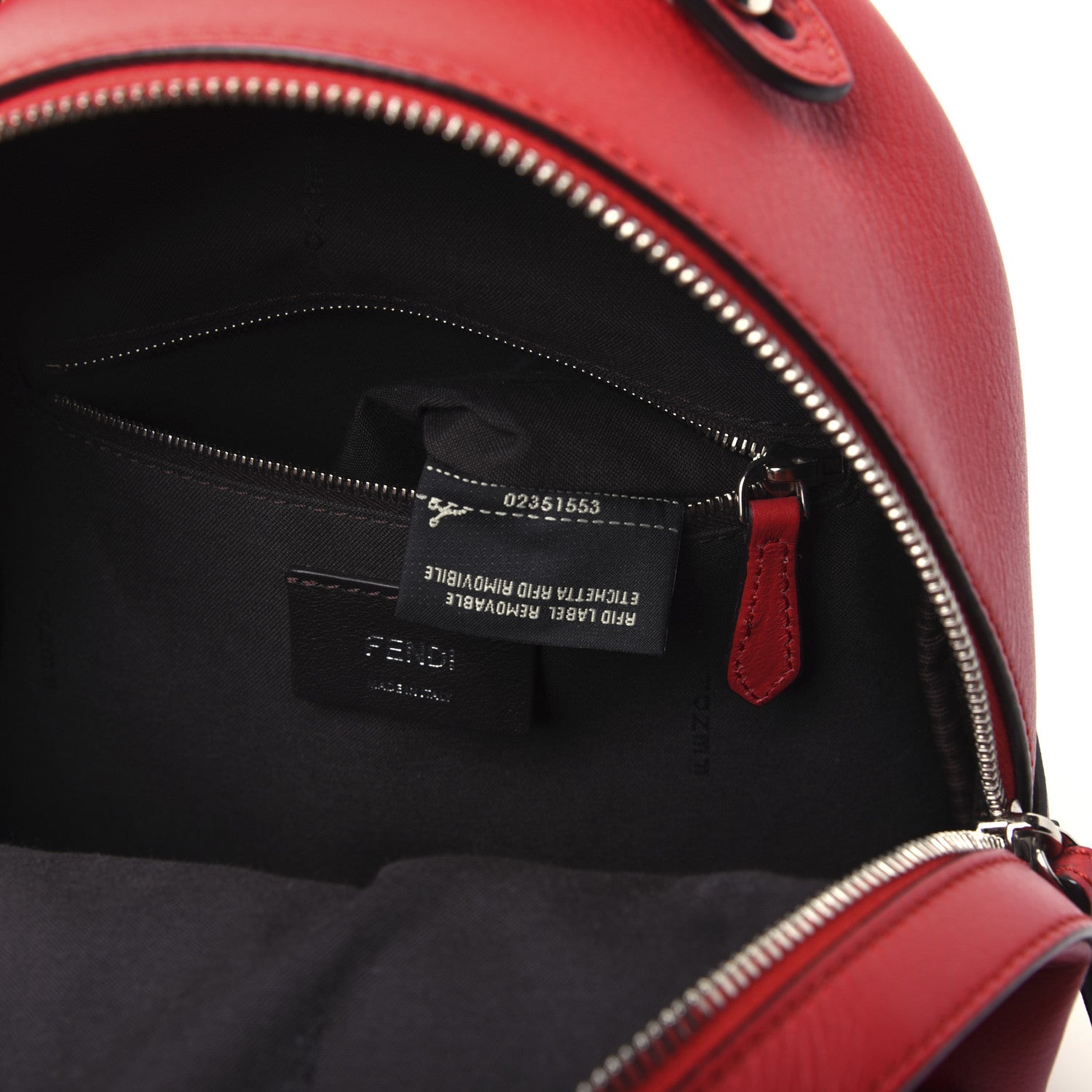 Fendi Vitello Dolce Studded Mini Backpack Fiamma Multicolor 9 of 15