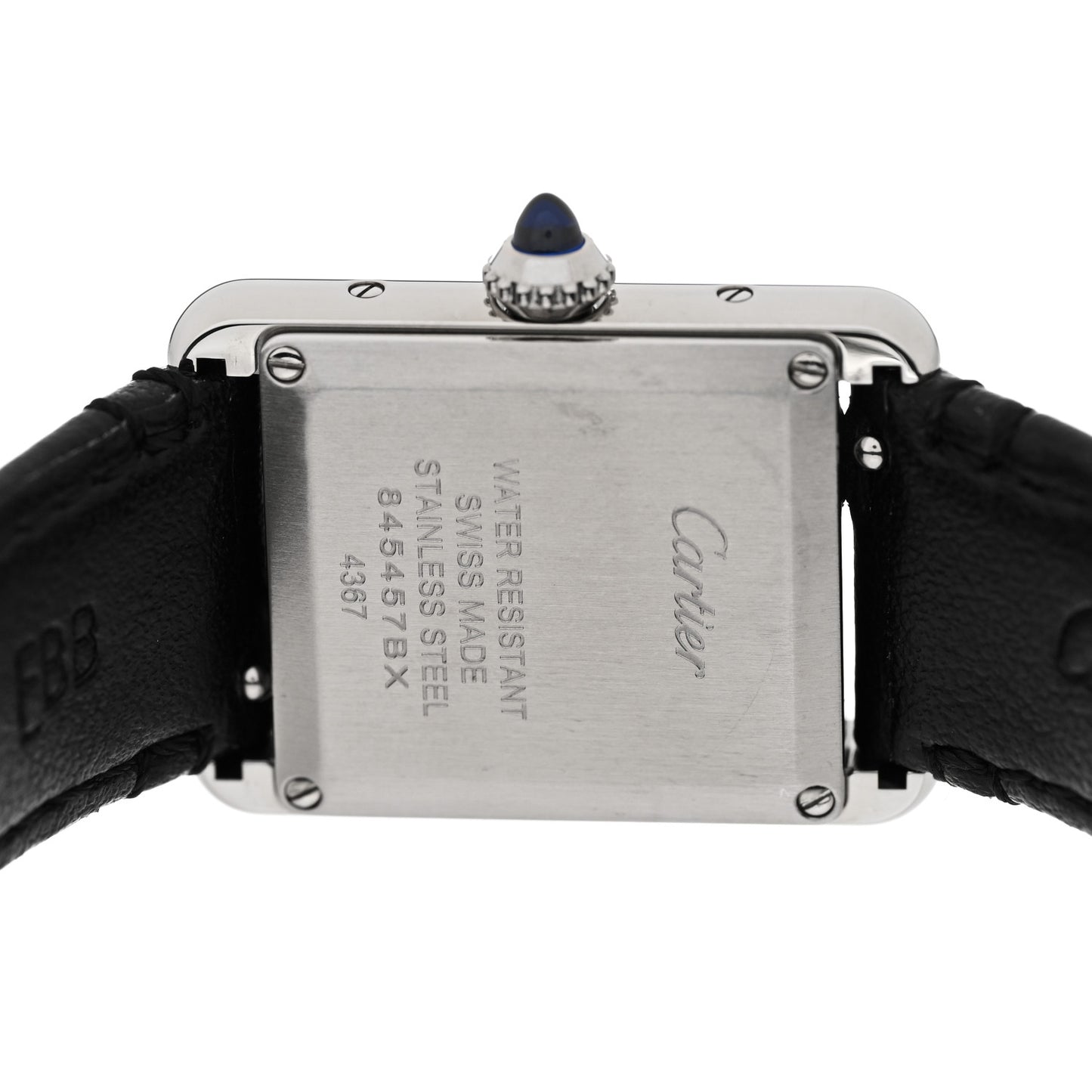 Stainless Steel Calfskin 22mm Must de Cartier Tank Quartz Watch