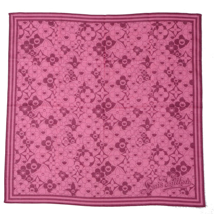 Louis Vuitton Cotton Cosmic Blossom Bandana Pink 2 of 3