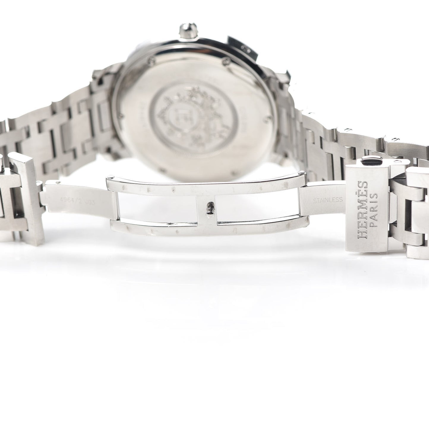 Stainless Steel 39mm Clipper Automatic Watch White