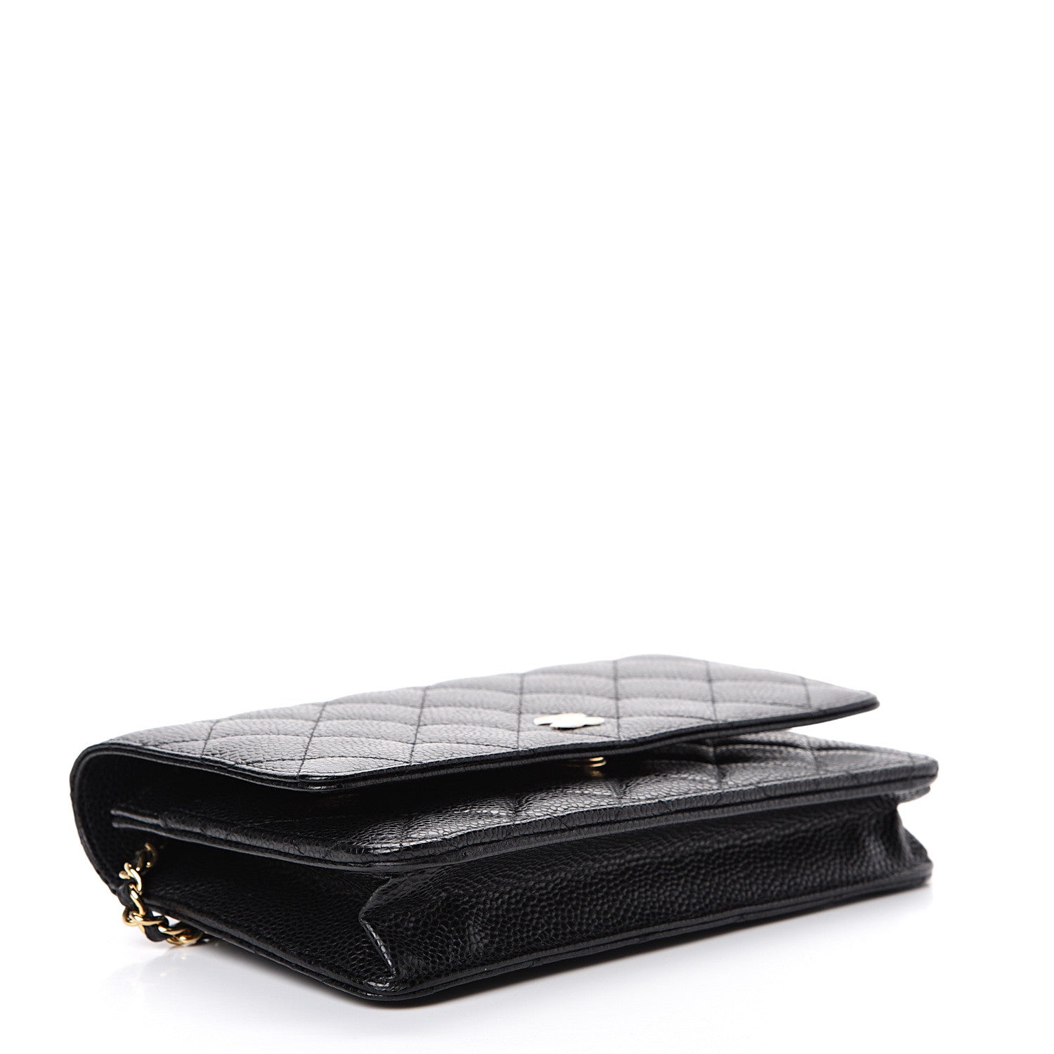 Chanel Caviar Quilted Wallet On Chain WOC Black 3 of 11