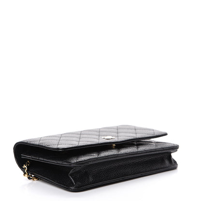 Chanel Caviar Quilted Wallet On Chain WOC Black 3 of 11
