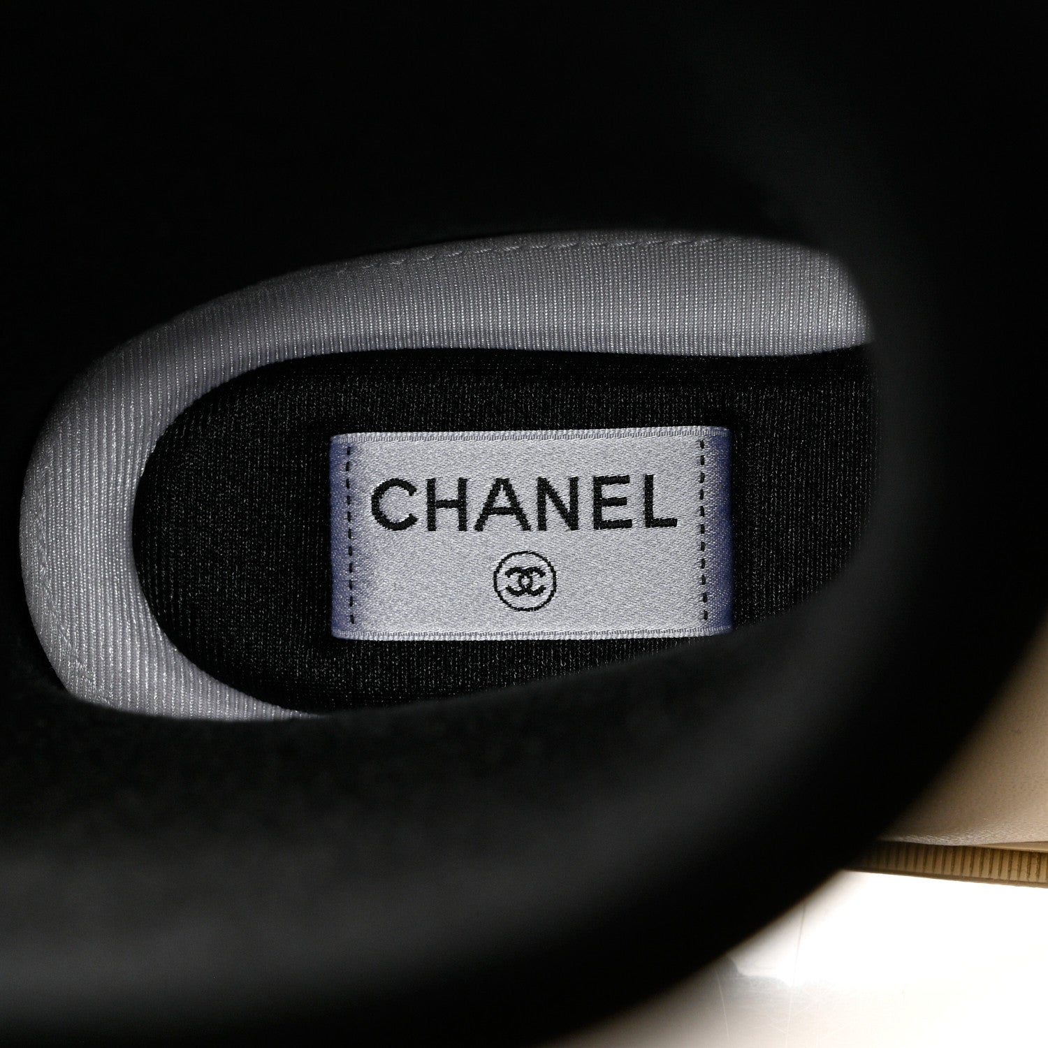 Chanel Caoutchouk CC High Boots 37 Dark Beige 7 of 9