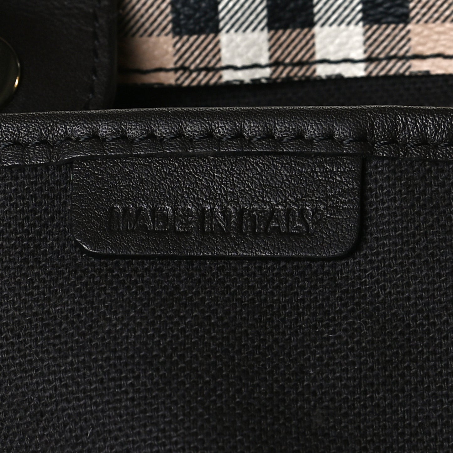 Haymarket Check Small Canterbury Tote Chocolate