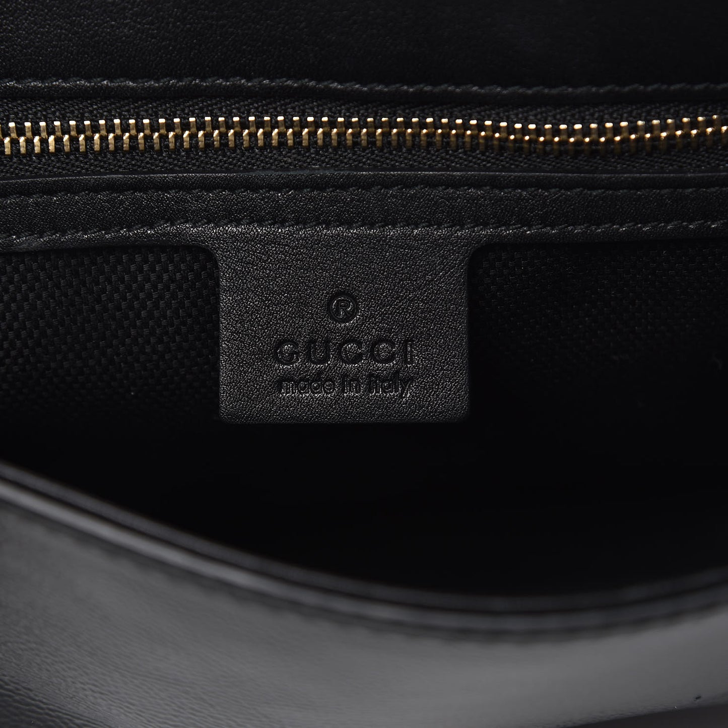 Patent Medium Soho Flap Crossbody Black