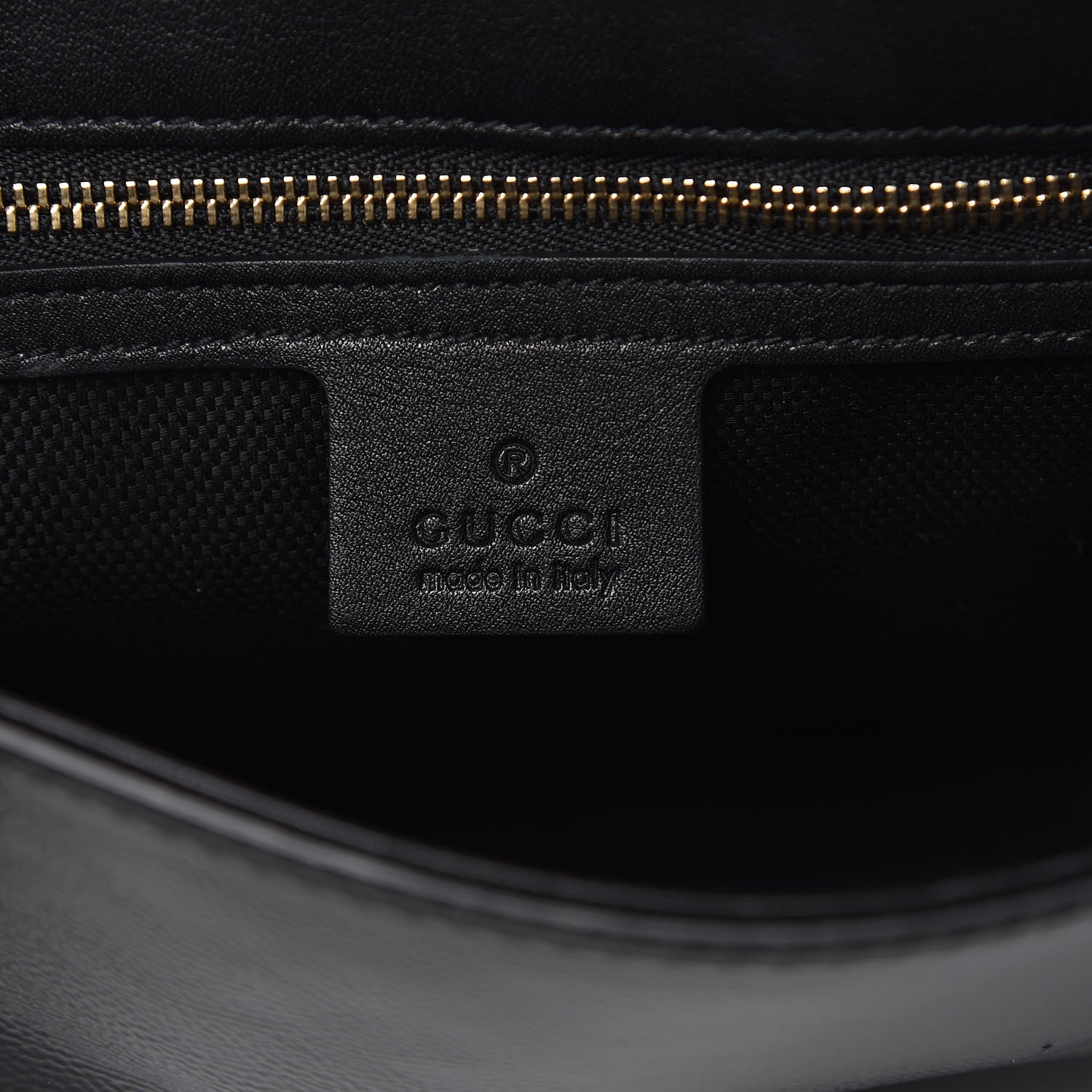Gucci Patent Medium Soho Flap Crossbody Black 7 of 11
