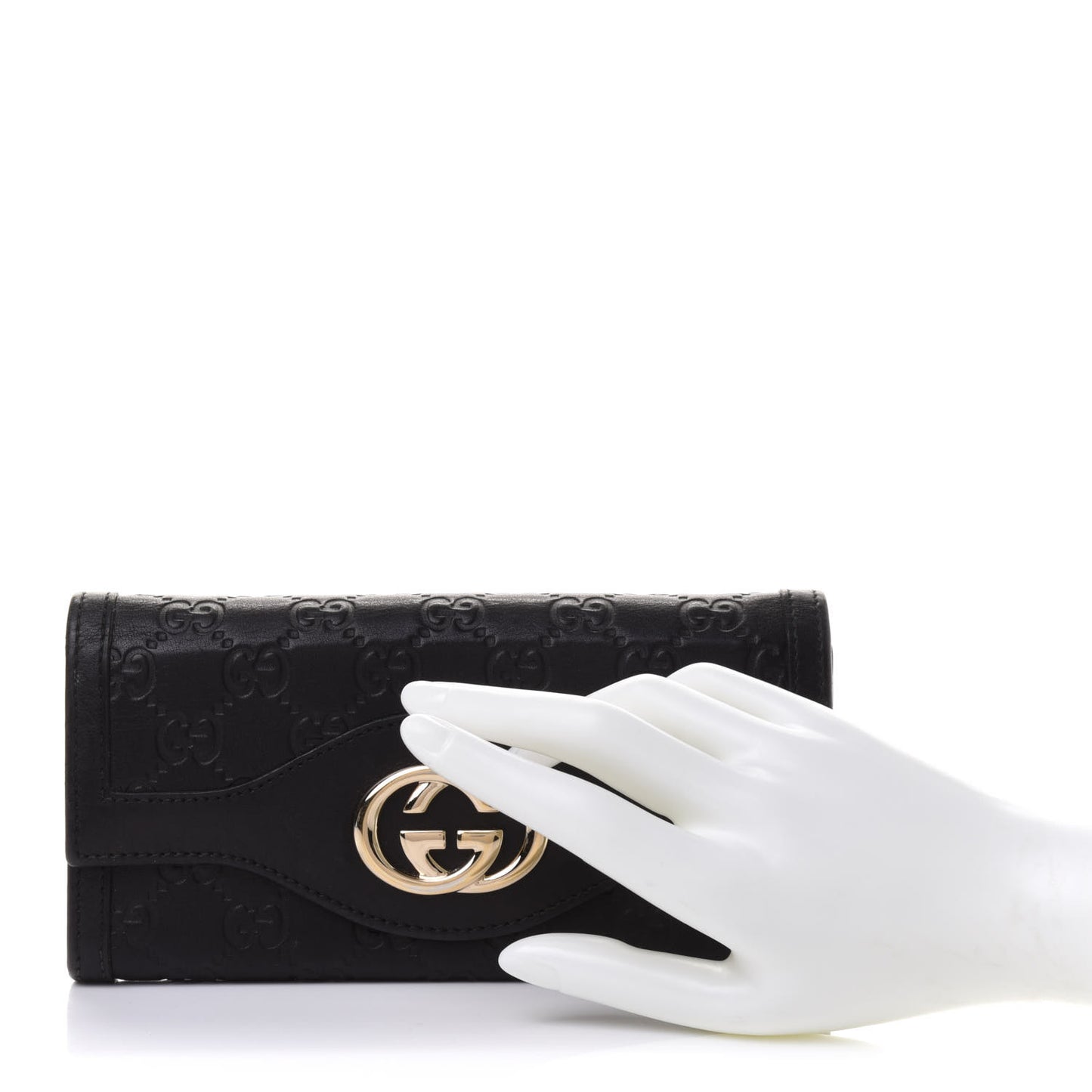 Guccissima Sukey Continental Wallet Continental Wallet Black