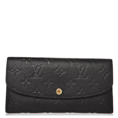 Louis Vuitton Empreinte Emilie Wallet Black Dune 1 of 6