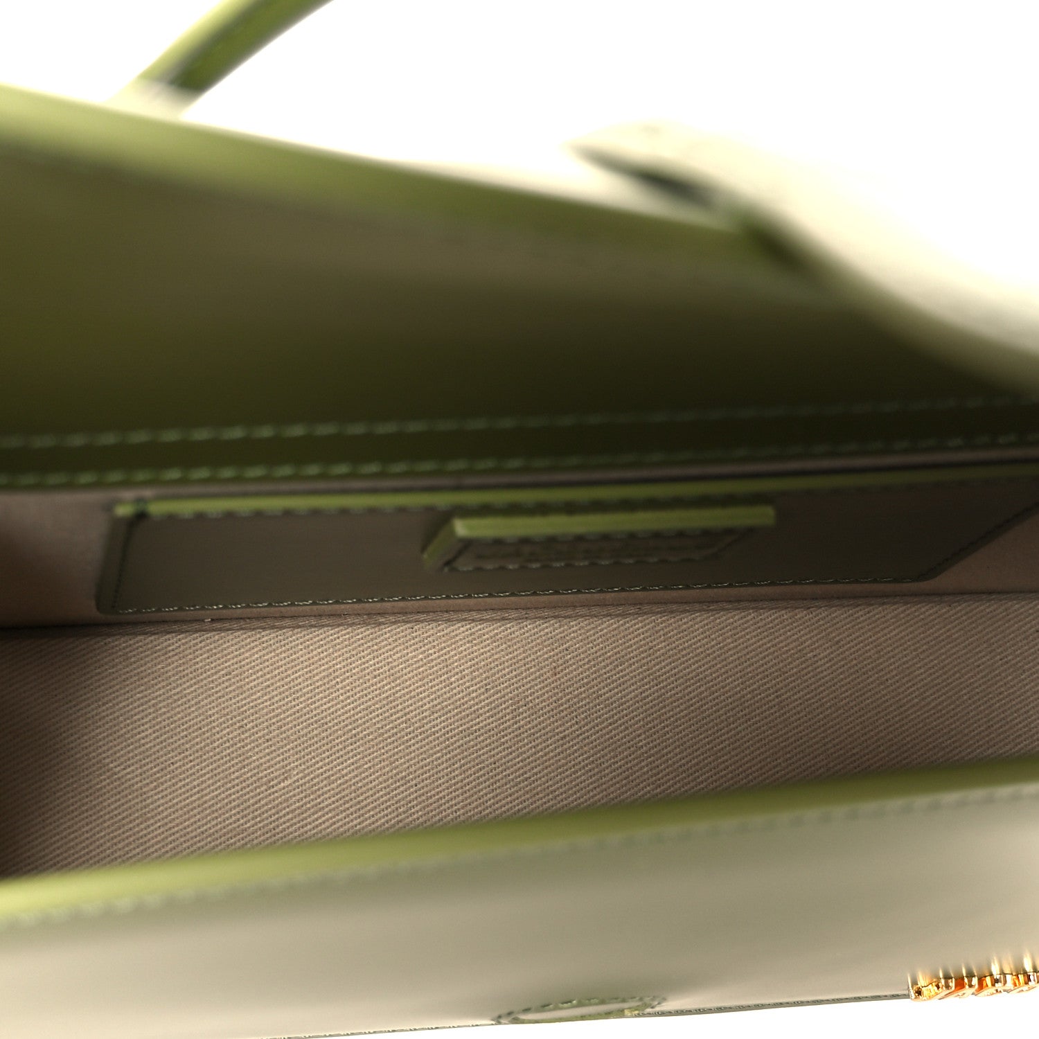 Jacquemus Smooth Calfskin Le Grand Bambino Khaki 5 of 9