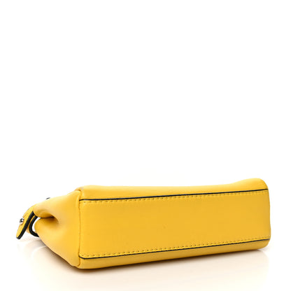 Fendi Shiny Nappa Micro Peekaboo Iconic Satchel Sunflower 7 of 17