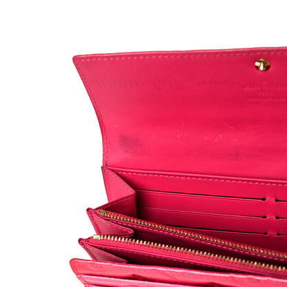 Louis Vuitton Vernis Sarah Wallet Rose Pop 13 of 15