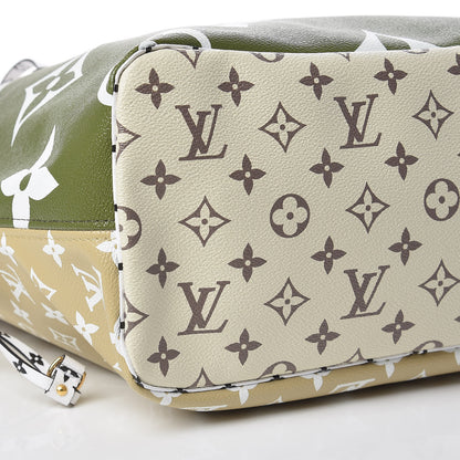 Louis Vuitton Monogram Giant Neverfull MM Kaki 10 of 11