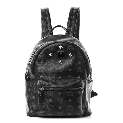 MCM Visetos Small Sprinkle Stud Stark Backpack Black 1 of 4