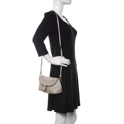 Chloe Calfskin Marcie Pochette Crossbody Bag Off White 2 of 12