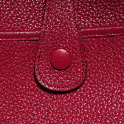 Hermes Taurillon Clemence Evelyne III GM Rubis 7 of 13