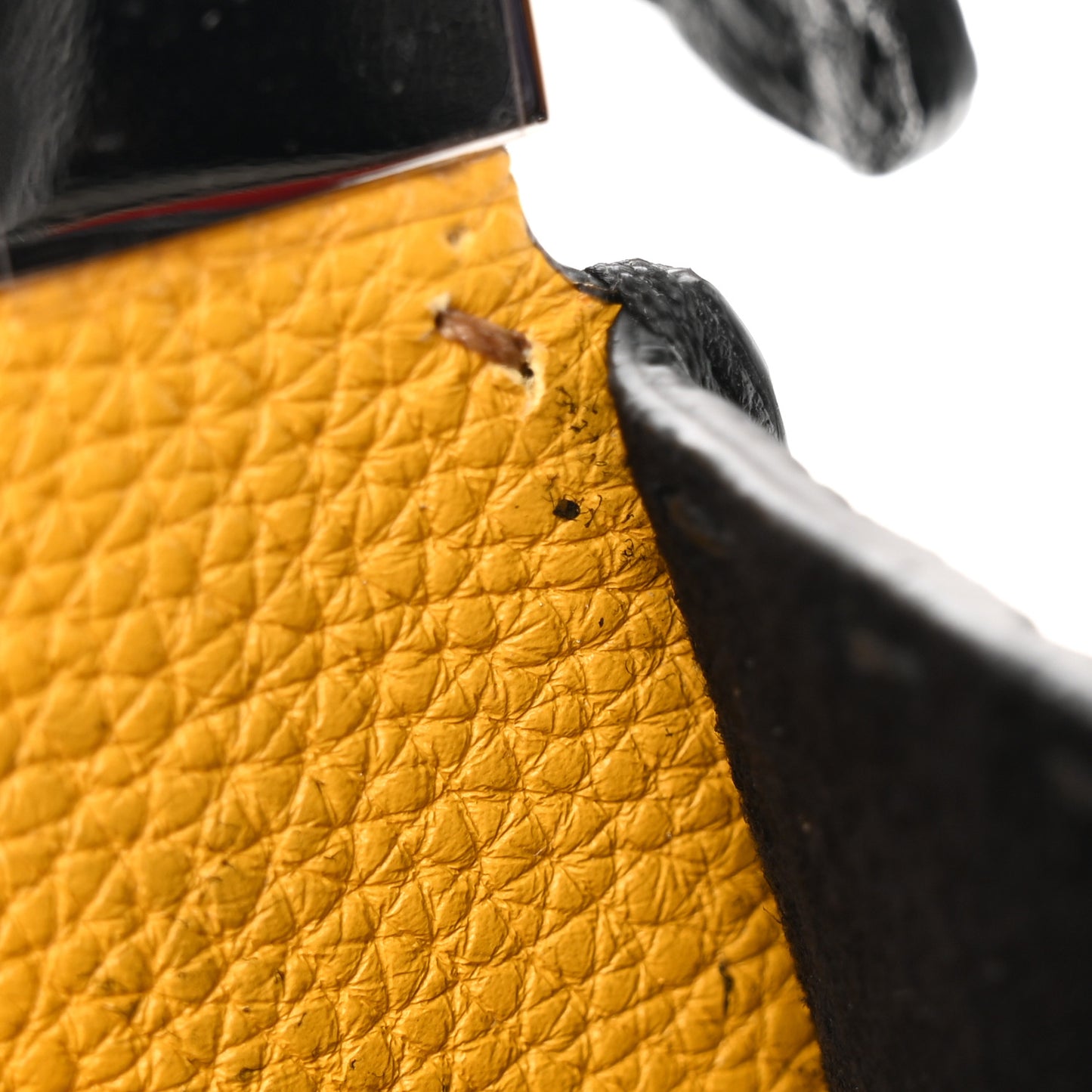 Cuoio Romano Selleria Chamois Small Peekaboo I SEE U Satchel Black Camel Sunflower