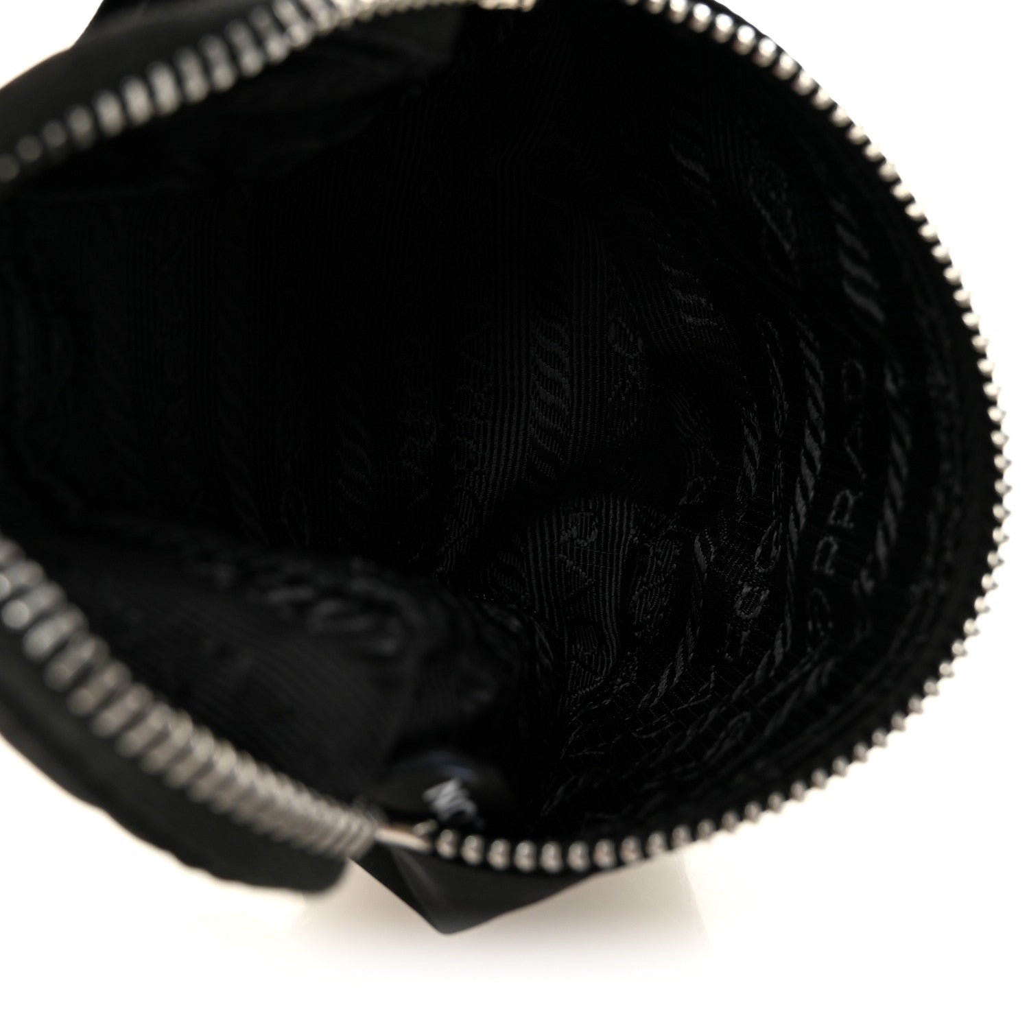 Prada Tessuto Nylon Wrist Pouch Black 5 of 7