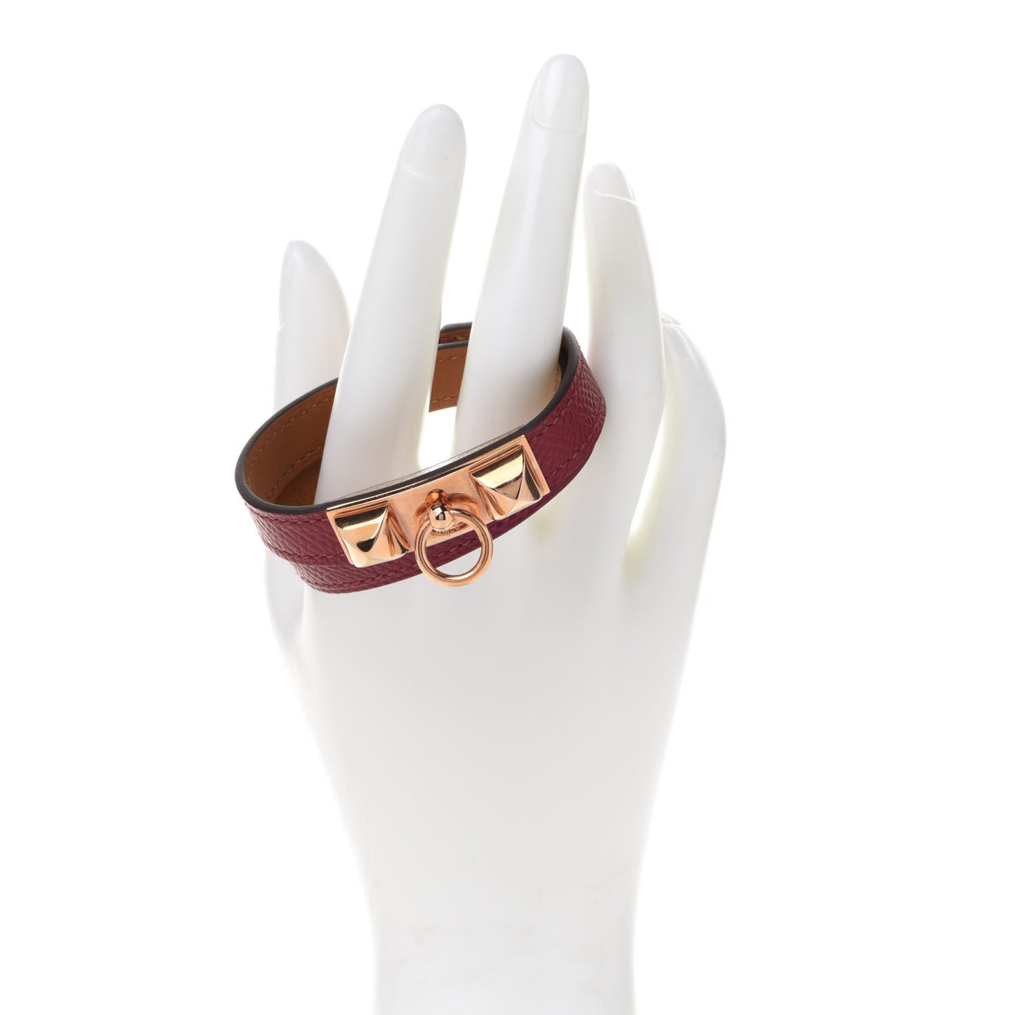 Epsom Rivale Double Tour Bracelet S Rouge Grenat