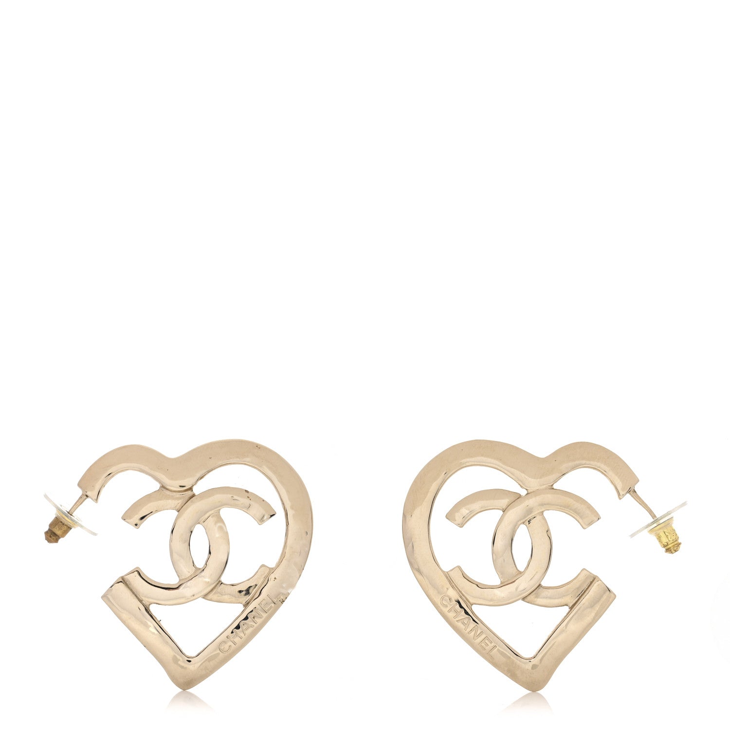 Chanel Resin Mirror Logo Brooch Set Black 6 of 10