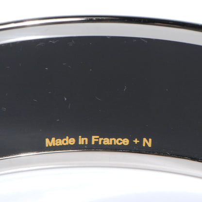 Hermes Enamel Printed Wide Balcons du Guadalquivir Bracelet 65 Silver 4 of 5