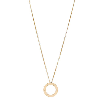 Cartier 18K Yellow Gold LOVE Pendant Necklace 1 of 6
