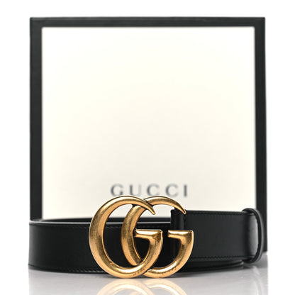 Gucci Calfskin Double G 30mm Belt 90 36 Black 6 of 6