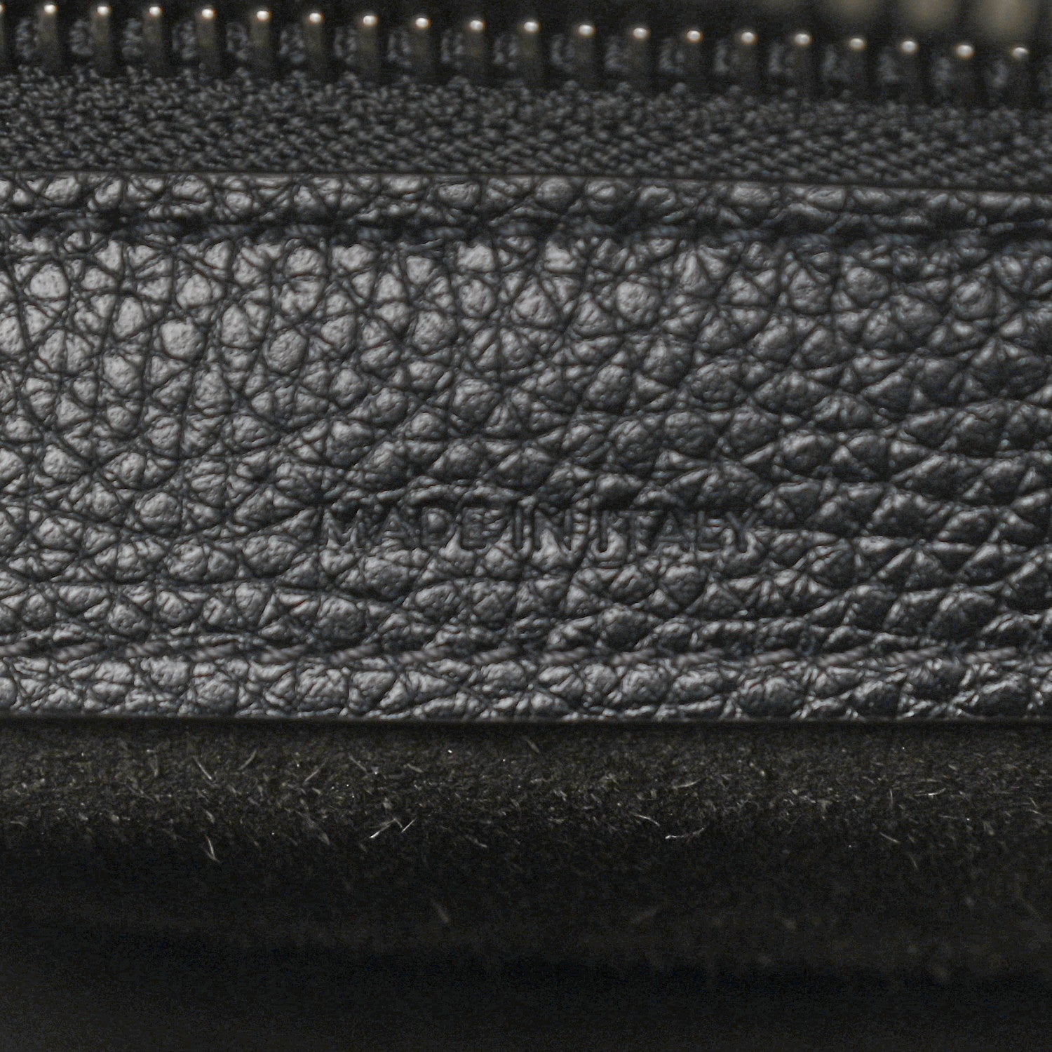 Celine Drummed Calfskin Micro Luggage Black 7 of 12