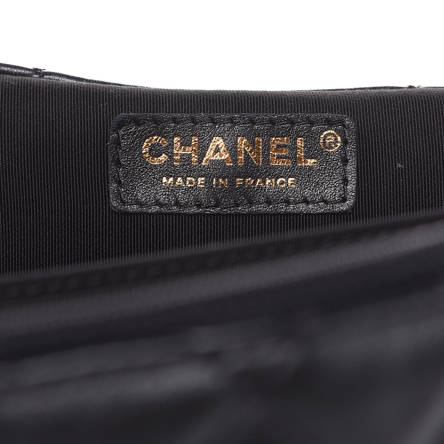 Metallized Calfskin Quilted XXL Travel Flap Bag Black